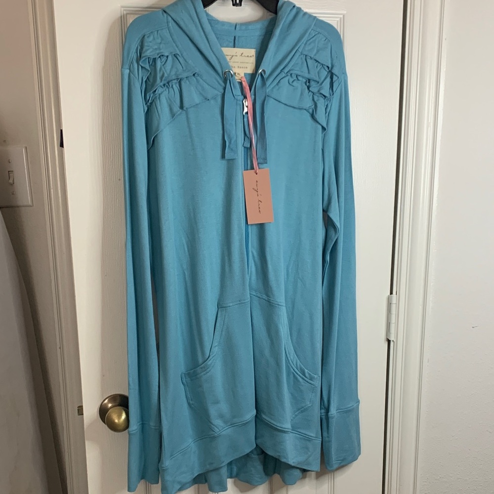 Evy's Tree Blue Hoodie Sweatshirt The Reece XL